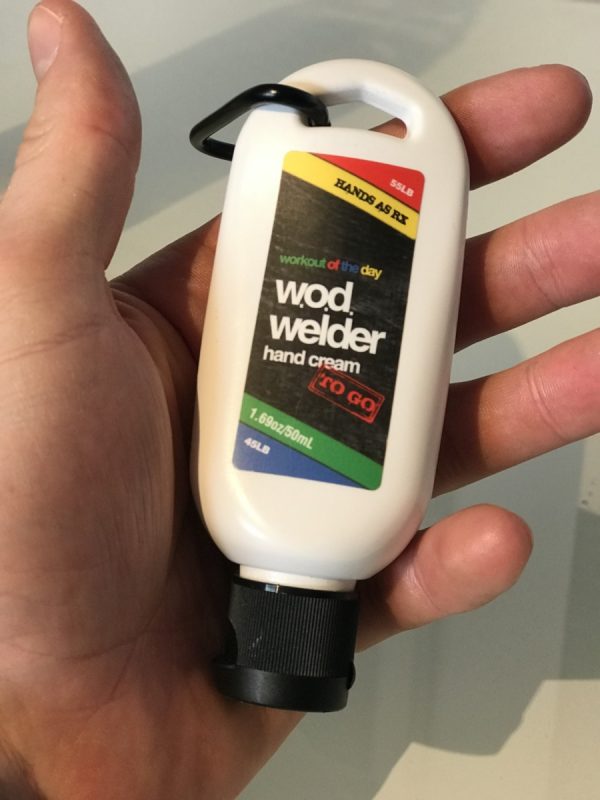 WOD Welder Hands as Rx Travel Cream