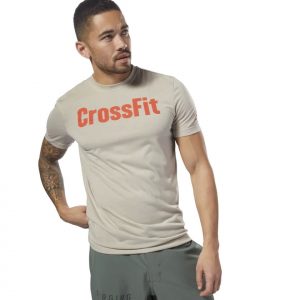 T-Shirt Reebok CrossFit Speedwick Beige