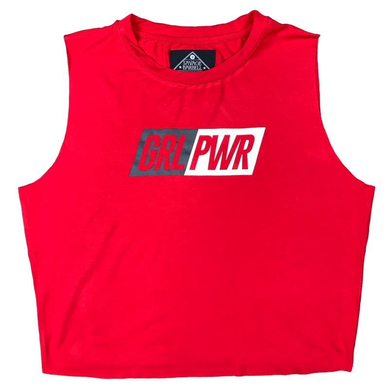 T-shirt Savage Barbell GRL PWR - Red