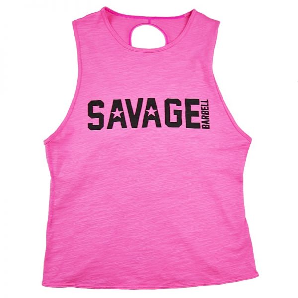 Crossback Tank Top Savage Barbell Hot Pink