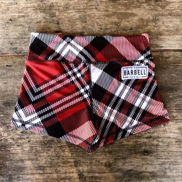 Comp Short 2.0 - Red Plaid - The Barbell Cartel