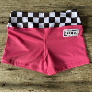 Comp Short 2.0 - Pink Checker - The Barbell Cartel