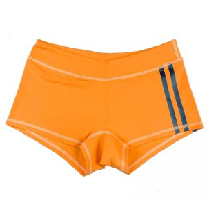 Low Rise Booty Shorts - Viper Orange - Savage Barbell