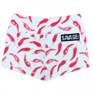 Booty Shorts Chili Pepper - Savage Barbell