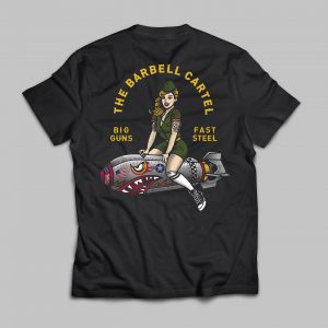 T-shirt Men Bomber Girl - The Barbell Cartel