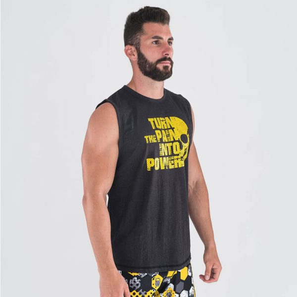 T-shirt Resilience Black Yellow – Titan Box Wear