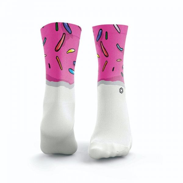 Meias ICED DOUGHNUT Pink - HEXXEE Socks