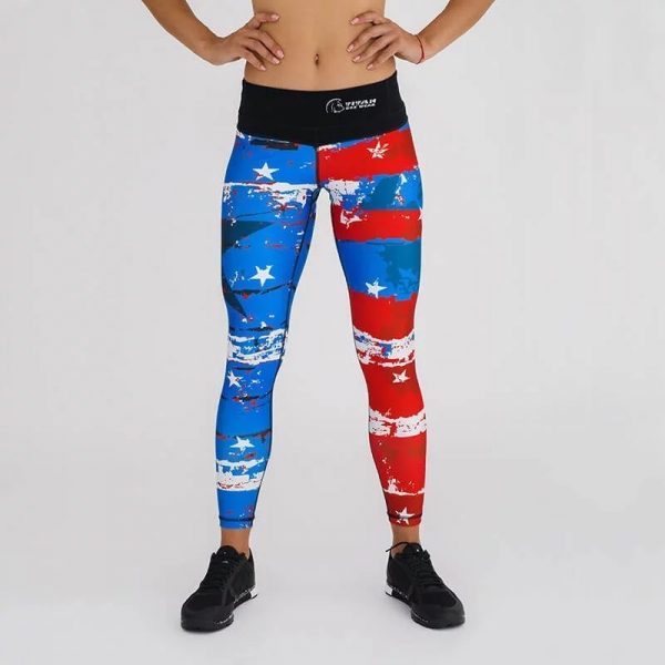 Leggings Tights Red White and Blue – Titan Box Wear
