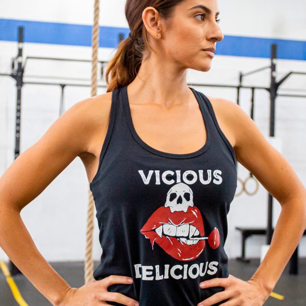 Racer-Back Tank Top - VICIOUS DELICIOUS - Savage Barbell