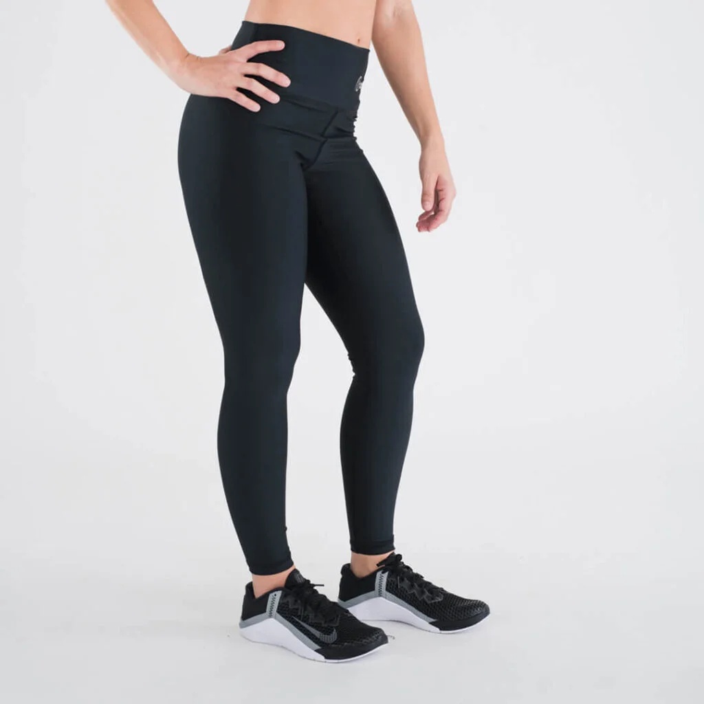 Leggings Cintura Subida Core Black – Titan Box Wear