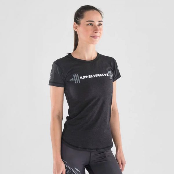 T-shirt Woman UNBRKN Black/Grey – Titan Box Wear