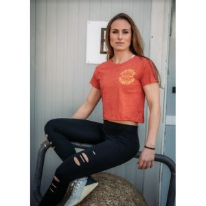CARTEL WEIGHTLIFTING Red Crop T-Shirt - The Barbell Cartel