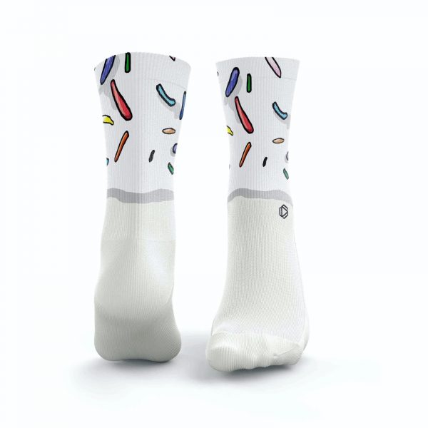 Meias ICED DOUGHNUT White - HEXXEE Socks