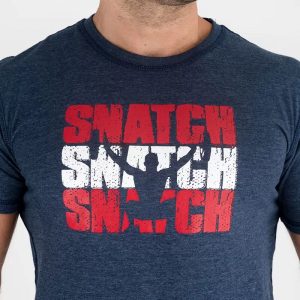 T-shirt SNATCH Navy/Red – Titan Box Wear