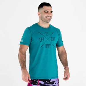 T-shirt LFT HVY SHT Teal – Titan Box Wear